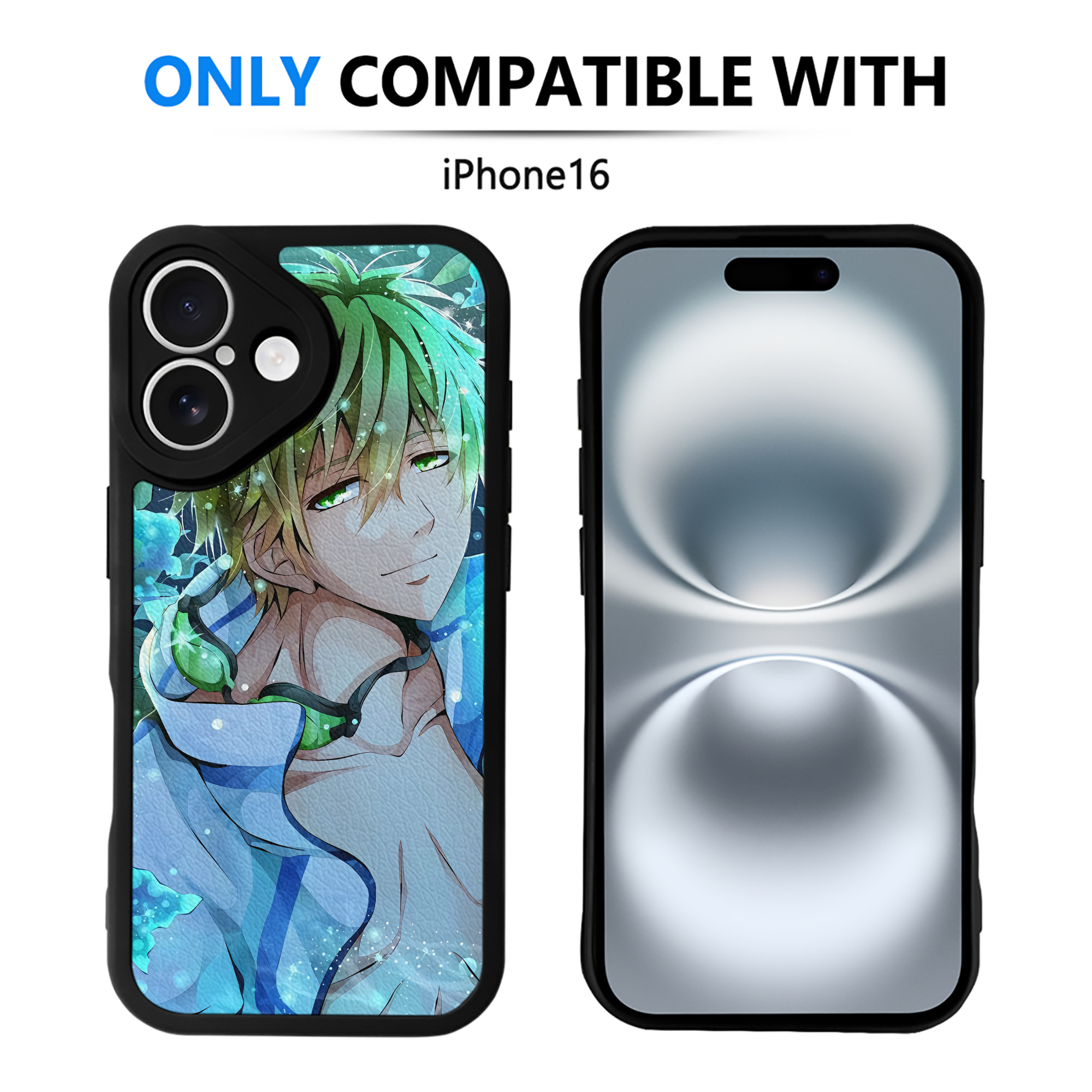 （画像用） 刀剣乱舞 Touken Ranbu 【iPhone 16シリーズ対応】シリコンスマホケース（レザー調） 材質：シリコン